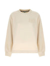 Patch Logo Sweatshirt Ivory - FENDI - BALAAN 1