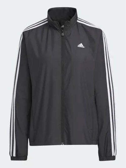 3 Stripes Logo Regular Fit Windbreaker Black - ADIDAS - BALAAN 2