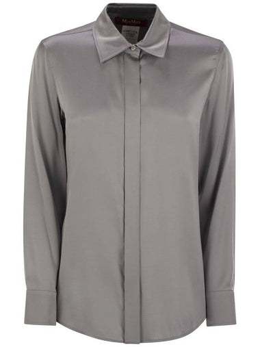 BADEN - Classic Silk Satin Shirt - MAX MARA - BALAAN 1