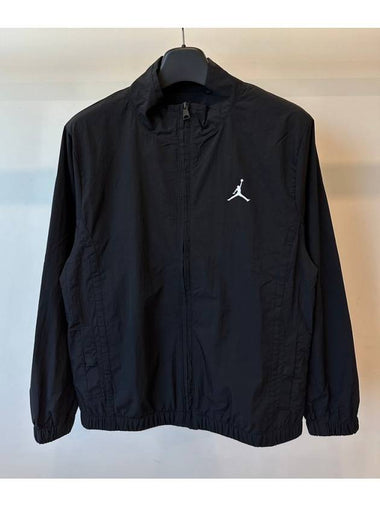 Jordan Windbreaker Jacket FN4537 010 Black MENS M L Euro Fit - NIKE - BALAAN 1