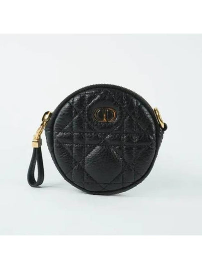 Caro Detachable Coin Purse Black - DIOR - BALAAN 2