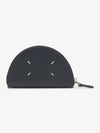 Micro Halfmoon Leather Pouch Bag Black - MAISON MARGIELA - BALAAN 2