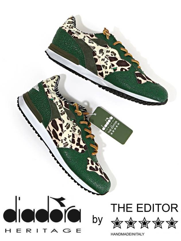 Scratch S 159983 01 70225 Editor Collaboration Trident Leopard Sneakers - DIADORA - BALAAN 1