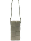 Cassette Intrecciato Mini Cross Bag Travertine - BOTTEGA VENETA - BALAAN 5