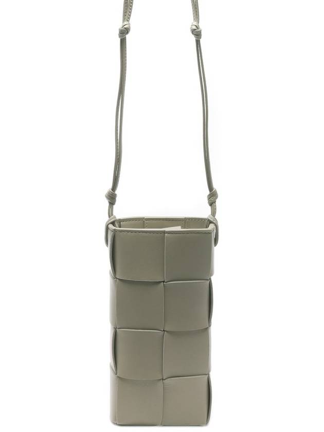 Cassette Intrecciato Mini Cross Bag Travertine - BOTTEGA VENETA - BALAAN 5