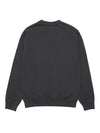 Logo Print Cotton Sweatshirt Faded Black - SPORTY & RICH - BALAAN 3