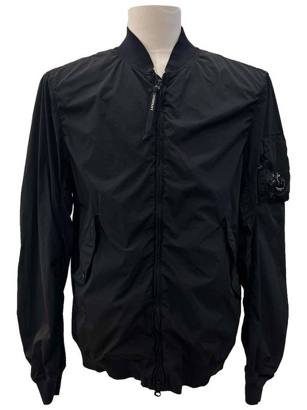 Nycra R Bomber Jacket Black - CP COMPANY - BALAAN.