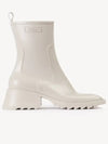 Betty Chunky Sole Rain Boots Beige - CHLOE - BALAAN 2