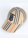 TB Stripe Monogram Ball Cap M - BURBERRY - BALAAN 1