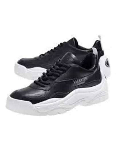 Gumboy Banshee Low Top Sneakers Black - VALENTINO - BALAAN 2