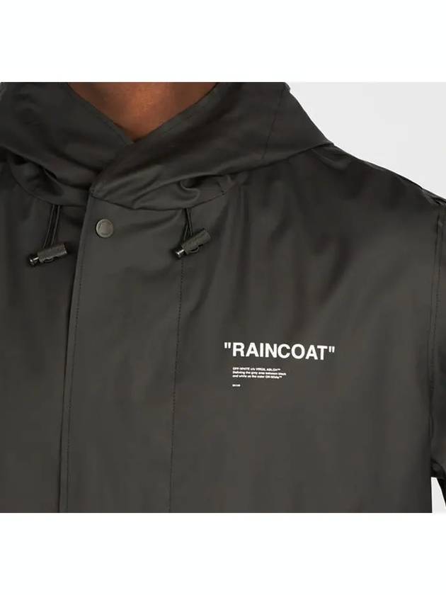 RAIN COAT print coat OMEA137 - OFF WHITE - BALAAN 5