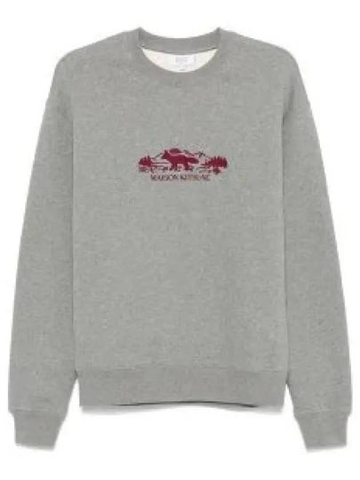 Outdoor Profile Fox Comfort Sweatshirt Grey - MAISON KITSUNE - BALAAN 2