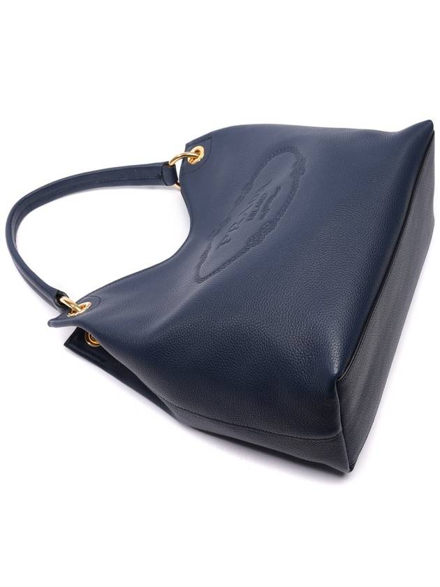 Vitello Phoenix Hobo Bag Navy - PRADA - BALAAN 6