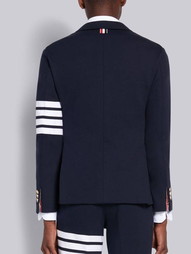 Men's 4 Bar Classic Loopback Sports Jacket Navy - THOM BROWNE - BALAAN 4