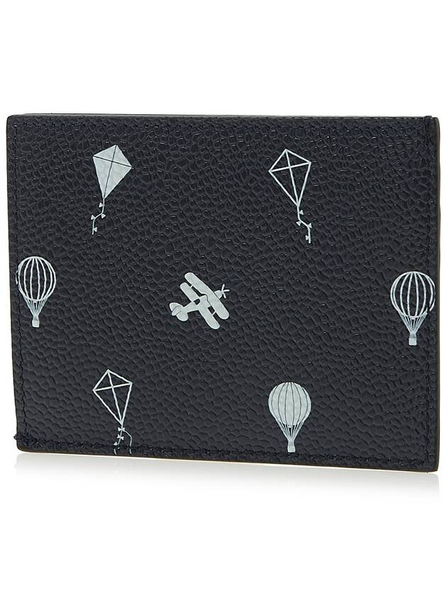 Compartment Icon Card Wallet Grey - THOM BROWNE - BALAAN 3