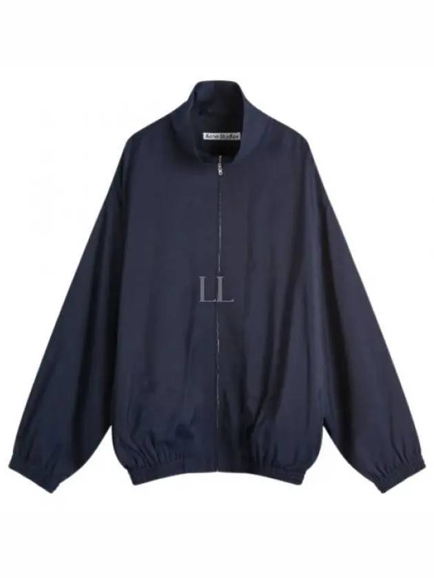 Fluid Logo Print Track Jacket Navy - ACNE STUDIOS - BALAAN 2