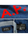 Logo Shoulder Bag Blue - A.P.C. - BALAAN 6