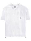 Cotton String Round Short Sleeve T-Shirt White - WOOYOUNGMI - BALAAN 2