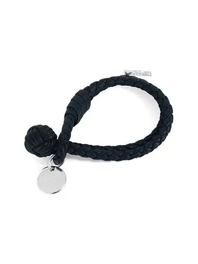 Intrecciato Double Weaving Bracelet Navy - BOTTEGA VENETA - BALAAN 2