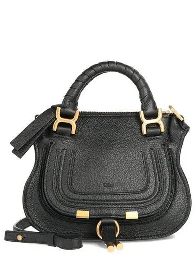 Marcie Mini Double Carry Tote Bag Black - CHLOE - BALAAN 2