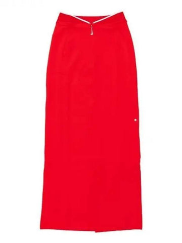 Jacquemus Long H-Line Skirt Red - NIKE - BALAAN 1