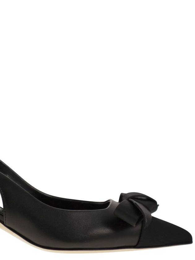 Nappa leather slingback with satin bow - ELISABETTA FRANCHI - BALAAN 6