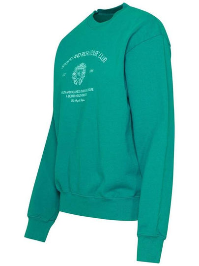 Sporty & Rich Green Cotton Water Sweatshirt - SPORTY & RICH - BALAAN 2