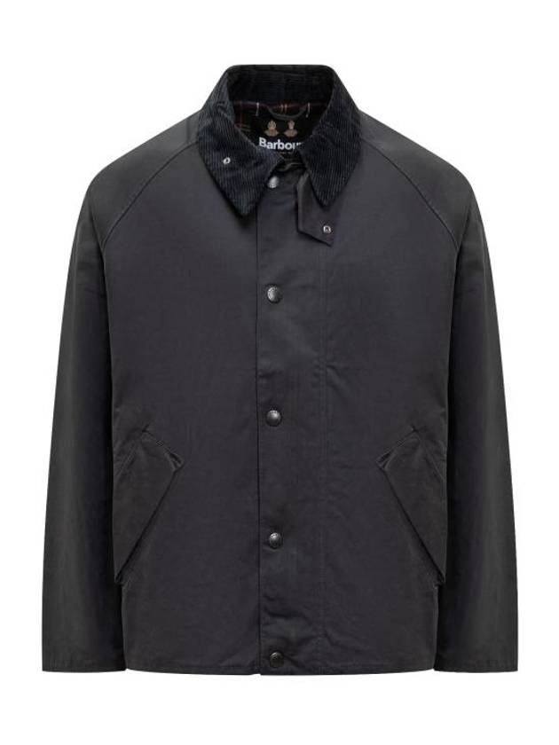 OS Transporter Casual Zip Up Jacket Navy - BARBOUR - BALAAN 2