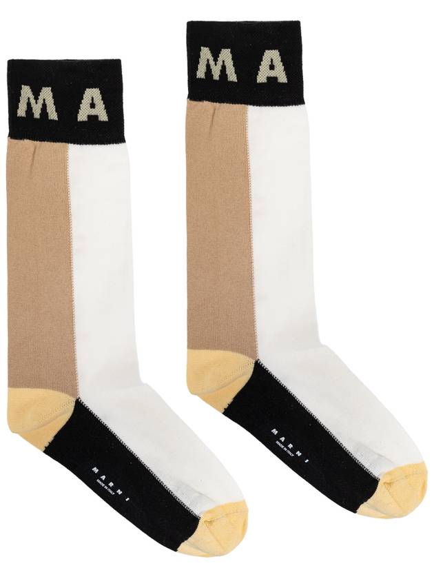 Marni Socks With Logo, Women's, Multicolour - MARNI - BALAAN 4