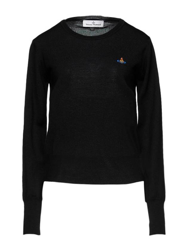 Women's Bea Logo Bea Knit Top Black - VIVIENNE WESTWOOD - BALAAN 2