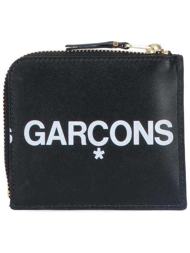 Huge Logo Coin Purse Black - COMME DES GARCONS WALLET - BALAAN 3