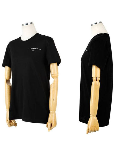 3D Reeves Arrow Short Sleeve T-Shirt Black - OFF WHITE - BALAAN 2