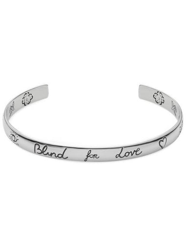 Blind For Love Bracelet Silver YBA455242001 - GUCCI - BALAAN 1