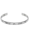 Blind For Love Bracelet Silver YBA455242001 - GUCCI - BALAAN 1