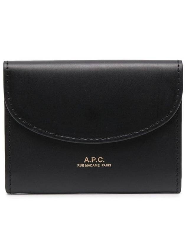 Geneve Flap Card Wallet Black - A.P.C. - BALAAN 2