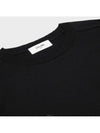 Triomphe Crew Neck Wool Knit Top Black - CELINE - BALAAN 4