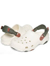 Classic All Terrain Clog Men Women Slippers Sandals Cream 206340 0WV - CROCS - BALAAN 6