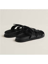 Chypre Calfskin Sandals Black - HERMES - BALAAN 5