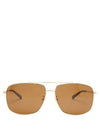 Eyewear Boeing Asian Fit Sunglasses Gold - GUCCI - BALAAN 1