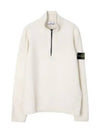 Lambswool half zip up knit regular fit men - STONE ISLAND - BALAAN 1