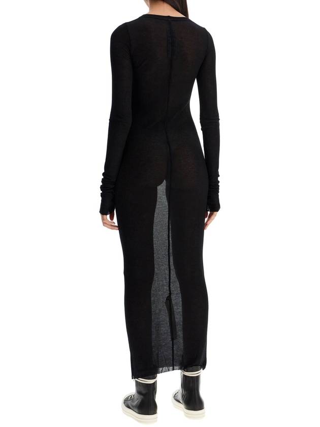 long fitted jersey dress - RICK OWENS - BALAAN 3