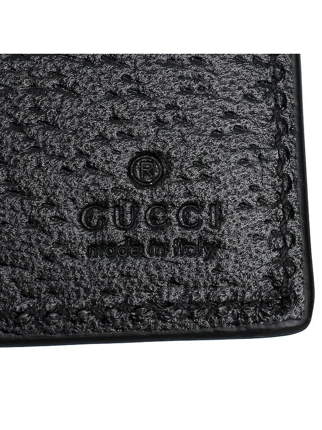 GG Marmont Leather Half Wallet Black - GUCCI - BALAAN 8