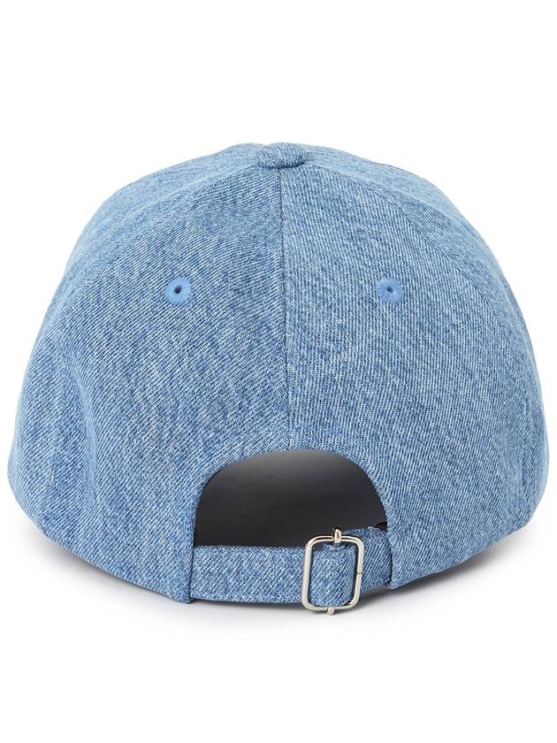 Eden Embroidered Logo Ball Cap Blue - A.P.C. - BALAAN 4