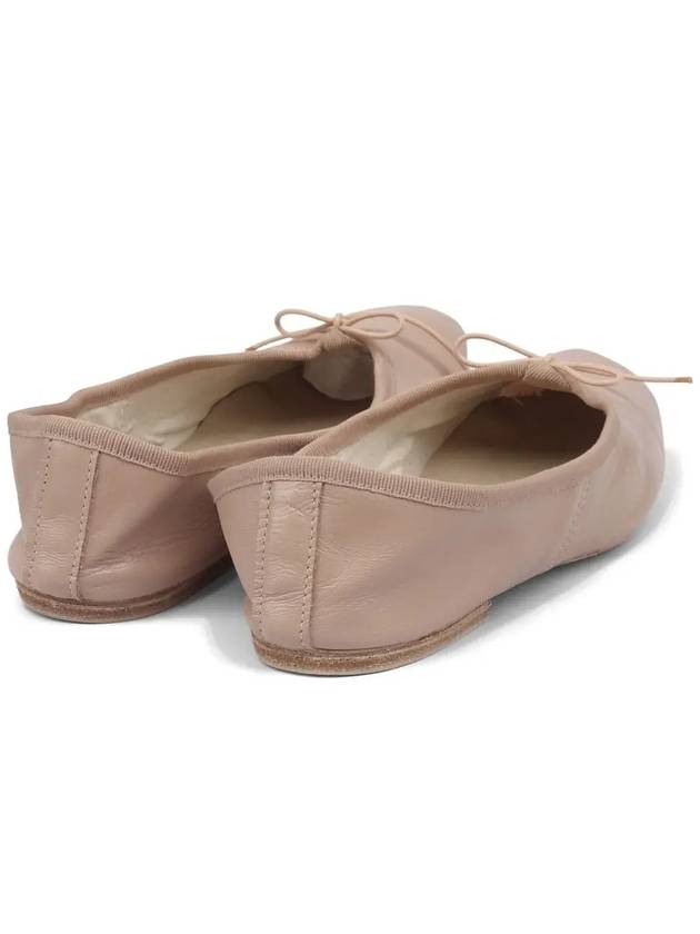 Leather Flat Beige - PORSELLI - BALAAN 4