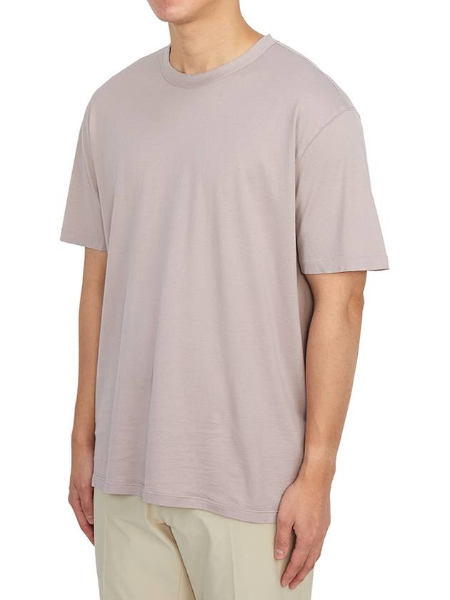 Manica Corta Cotton Short Sleeve T-Shirt Violet - TEN C - BALAAN 3