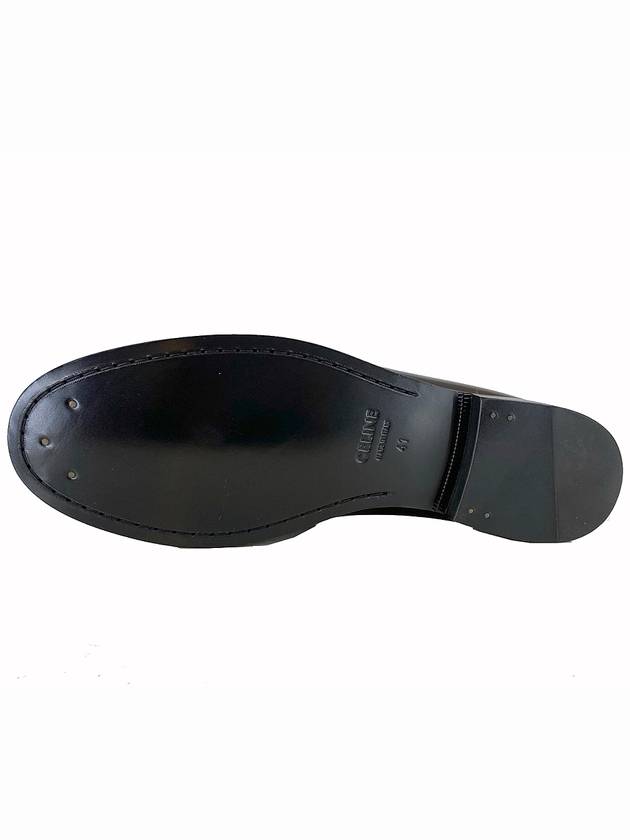 Luco Triomphe Polished Bull Loafers Dark Brown - CELINE - BALAAN 9