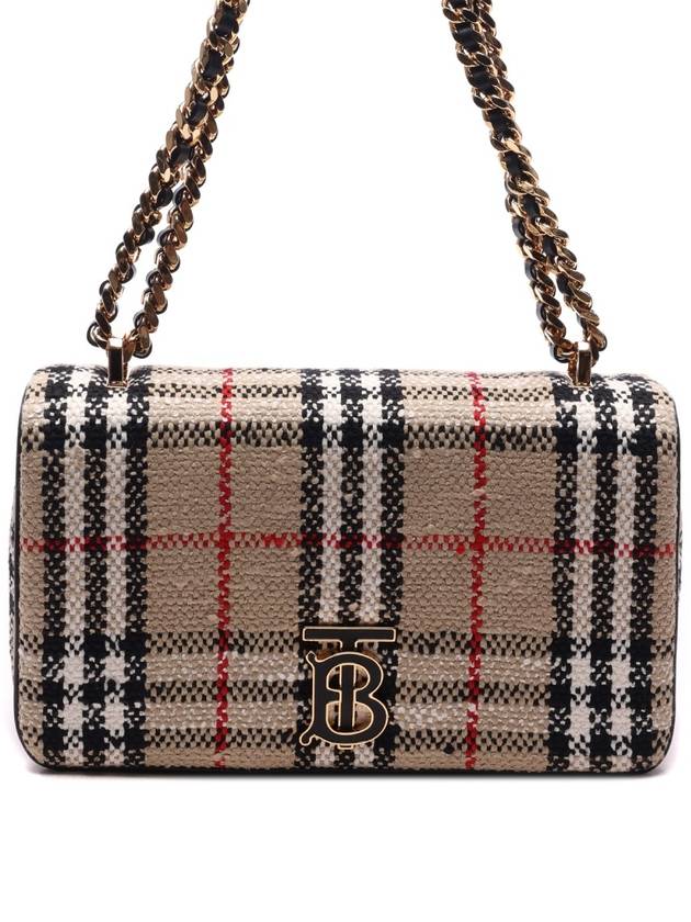 Boucle Lola Vintage Check Small Cross Bag Beige - BURBERRY - BALAAN 3