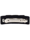 Vara Bow Black Hair Clip Silver - SALVATORE FERRAGAMO - BALAAN 4