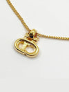 Triple Gem CD Gold Necklace 2JDIA1362 - DIOR - BALAAN 5