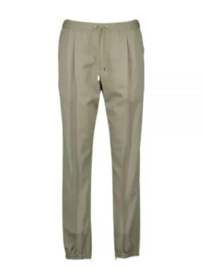 Wool Twill Track Pants Khaki - DIOR - BALAAN 2